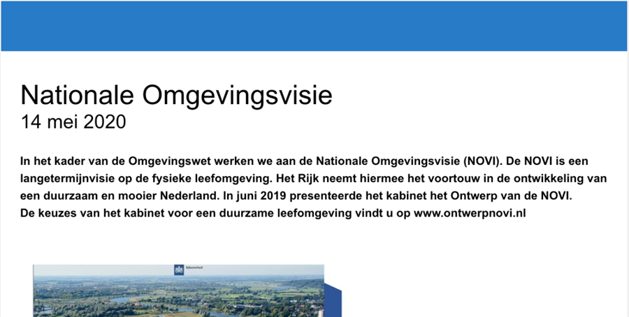Bericht Nieuwsbrief 14 mei 2020 bekijken